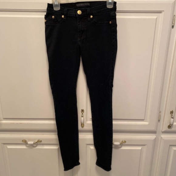 Rock & Republic Kashmere Black Skinny Jeans Size 6 - Picture 2 of 6